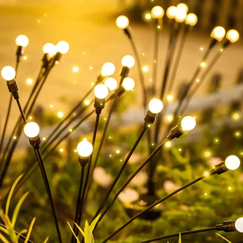 Vaga-lumes Solares: Magia e Brilho para Seu Jardim (10 Luzes!)