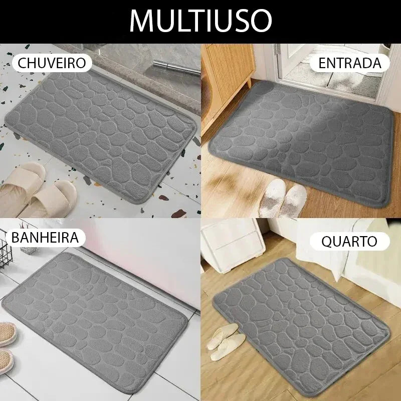 Tapete Conforto Premium: Antiderrapante e Lavável